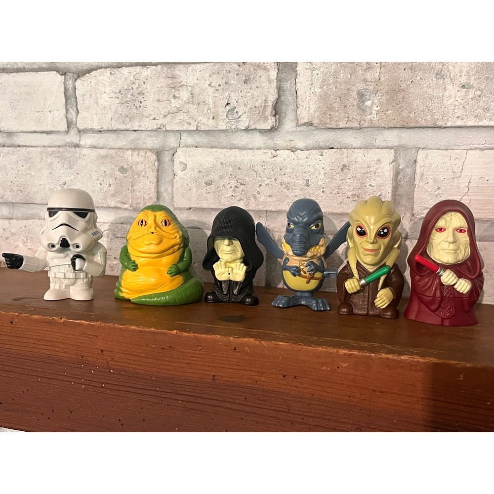 Vintage 2005 Burger King Star Wars: Episode III - Revenge of the Sith Toys Lot 6